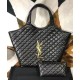 Replica YSL Saint Laurent Icare Maxi Shopping Bag In Quilted Lambskin Black
