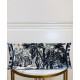 Replica Christian Dior Blue Palm Tree Toile de Jouy Embroidery Dark Blue
