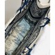 Replica Christian Dior Blue Palm Tree Toile de Jouy Embroidery Dark Blue