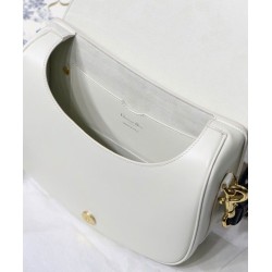 Fake Christian Dior Large Dior Bobby Bag White Replica