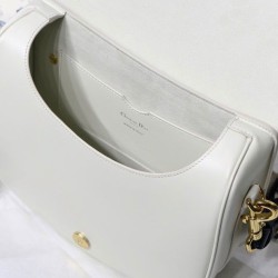 Fake Christian Dior Large Dior Bobby Bag White Replica