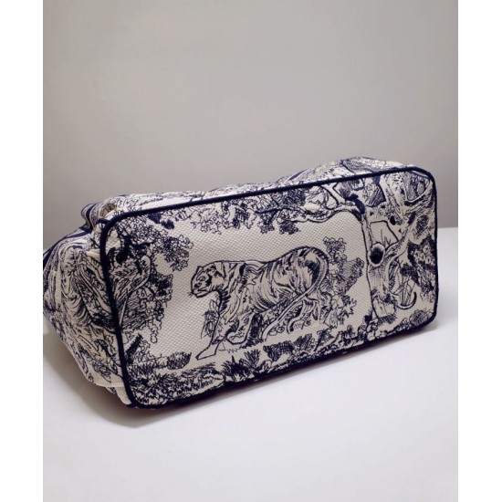 Replica Christian Dior Catherine Tote Dark Blue