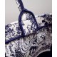Replica Christian Dior Catherine Tote Dark Blue