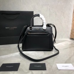 Replica YSL Saint Laurent East Side Smooth Leather Small Tote Bag 554116 Black