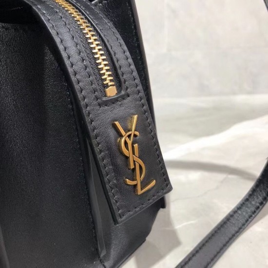 Replica YSL Saint Laurent East Side Smooth Leather Small Tote Bag 554116 Black