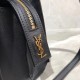 Replica YSL Saint Laurent East Side Smooth Leather Small Tote Bag 554116 Black