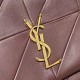 Fake YSL Saint Laurent Jamie Medium Carre Rive Gauche Flap Bag Dark Legion Red Replica