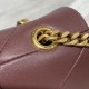 Fake YSL Saint Laurent Jamie Medium Carre Rive Gauche Flap Bag Dark Legion Red Replica