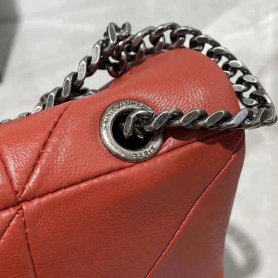 Replica YSL Saint Laurent Jamie Medium Carre Rive Gauche Flap Bag Red