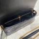 Fake YSL Saint Laurent Jamie Medium Carre Rive Gauche Flap Bag Black Replica
