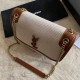 Fake YSL Saint Laurent Niki Medium Linen Bag Brown Replica Replica YSL Saint Laurent Niki Medium Linen Bag Brown