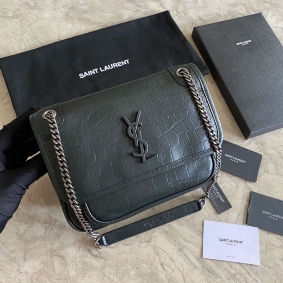Fake YSL Saint Laurent Niki Medium Bag Black Replica