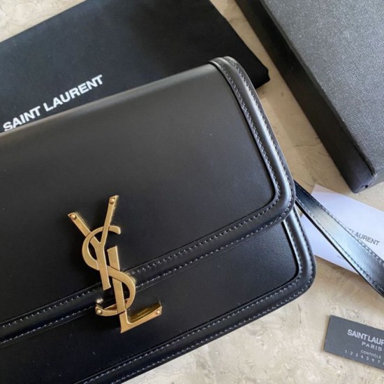 Replica YSL Saint Laurent Solferino Medium Monogram Satchel Bag Black Replica YSL Saint Laurent Solferino Medium Monogram Satchel Bag Black