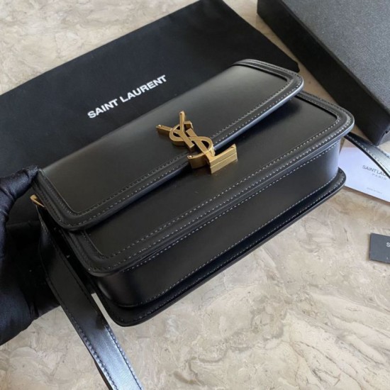Replica YSL Saint Laurent Solferino Medium Monogram Satchel Bag Black Replica YSL Saint Laurent Solferino Medium Monogram Satchel Bag Black