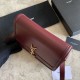 Replica YSL Saint Laurent Solferino Medium Monogram Satchel Bag Claret