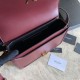 Replica YSL Saint Laurent Solferino Medium Monogram Satchel Bag Claret