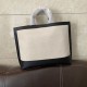 Replica YSL Saint Laurent Shopping Tag Bag White /Black