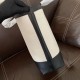 Replica YSL Saint Laurent Shopping Tag Bag White /Black