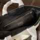Replica YSL Saint Laurent Shopping Tag Bag White /Black