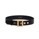 Fake Christian Dior Women Diorquake Calfskin Belt Black Replica