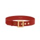 Replica Christian Dior Women Diorquake Calfskin Belt Red