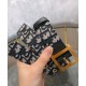 Fake Christian Dior Women Diorquake Dior Oblique Belt Dark Blue Replica