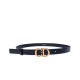 Replica Christian Dior Saddle Calfskin Belt Black