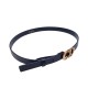 Replica Christian Dior Saddle Calfskin Belt Black