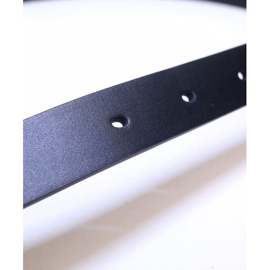 Replica Christian Dior Saddle Calfskin Belt Black