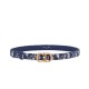 Replica Christian Dior Saddle Dior Oblique Belt Dark Blue