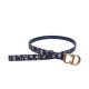Replica Christian Dior Saddle Dior Oblique Belt Dark Blue