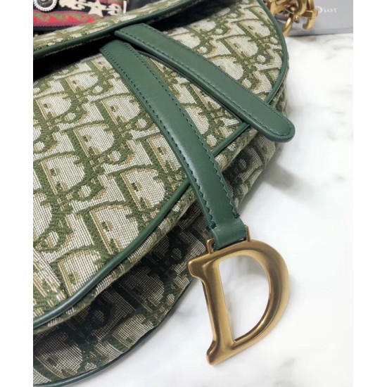 Replica Christian Dior Saddle Bag M0446 Green