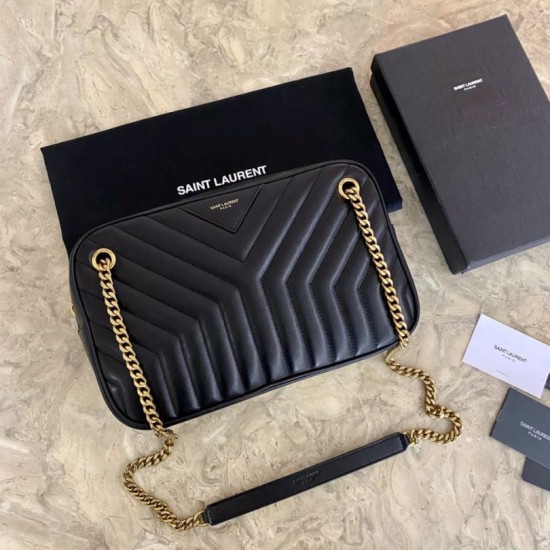 Replica YSL Saint Laurent Joan Camera Bag Black