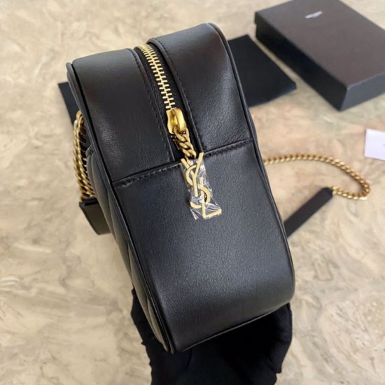 Replica YSL Saint Laurent Joan Camera Bag Black