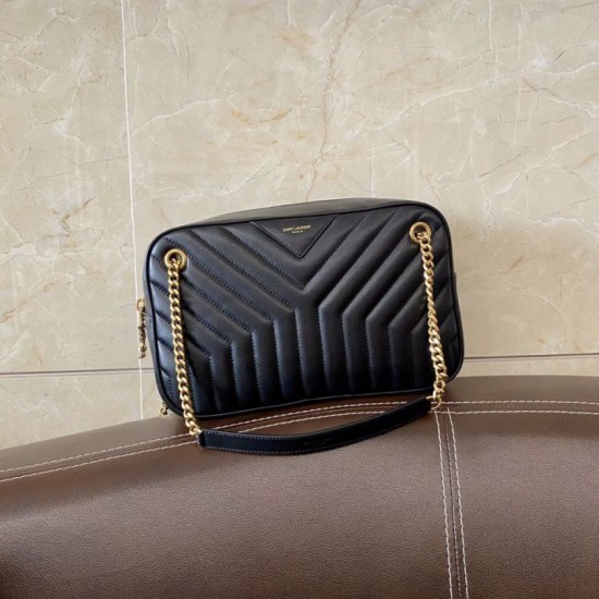 Replica YSL Saint Laurent Joan Camera Bag Black
