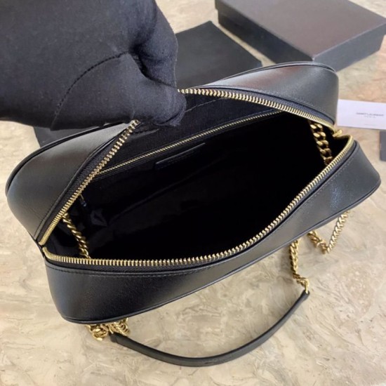 Replica YSL Saint Laurent Joan Camera Bag Black