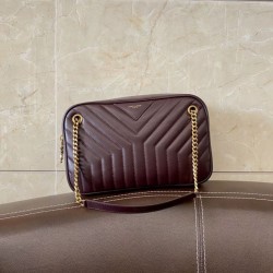 Fake YSL Saint Laurent Joan Camera Bag White Replica