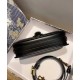 Replica Christian Dior Bobby East-west Bag Black