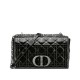 Replica Christian Dior Medium Dior Caro Bag Black