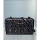 Replica Christian Dior Medium Dior Caro Bag Black