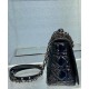 Replica Christian Dior Medium Dior Caro Bag Black