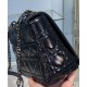 Replica Christian Dior Medium Dior Caro Bag Black