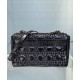 Replica Christian Dior Medium Dior Caro Bag Black