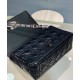 Replica Christian Dior Medium Dior Caro Bag Black