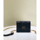 Replica Christian Dior Mini Caro Pouch With Chain Black