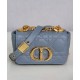 Replica Christian Dior Micro Dior Caro Bag Blue