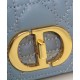 Replica Christian Dior Micro Dior Caro Bag Blue