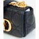 Replica Christian Dior Micro Dior Caro Bag Black
