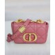Fake Christian Dior Micro Dior Caro Bag Peachblow Replica