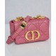 Fake Christian Dior Micro Dior Caro Bag Peachblow Replica
